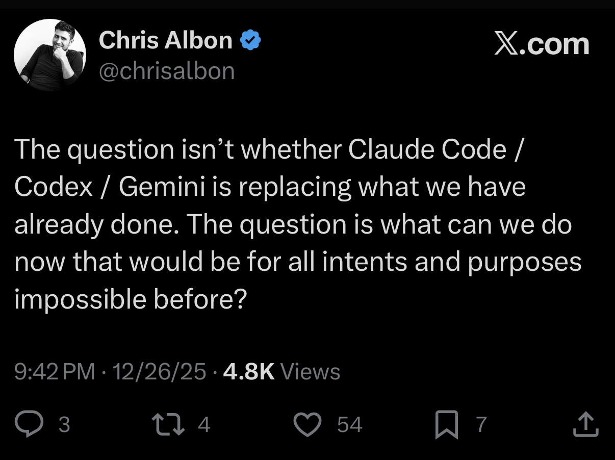 Chris Albon tweet